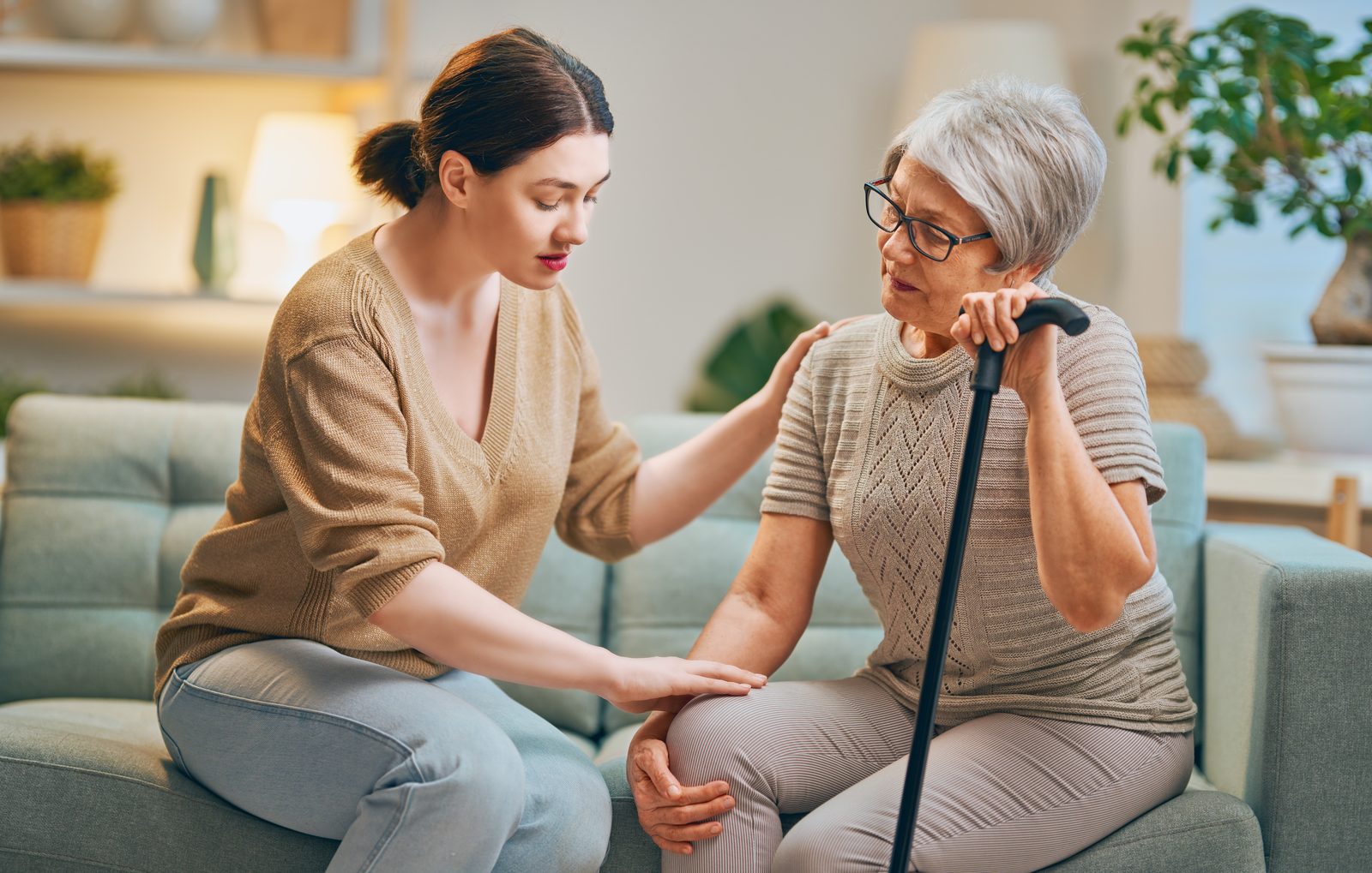 Caregiver asking, listening, not directing
